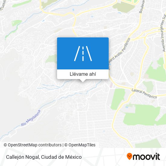 Mapa de Callejón Nogal