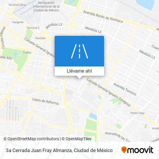 Mapa de 3a Cerrada Juan Fray Almanza