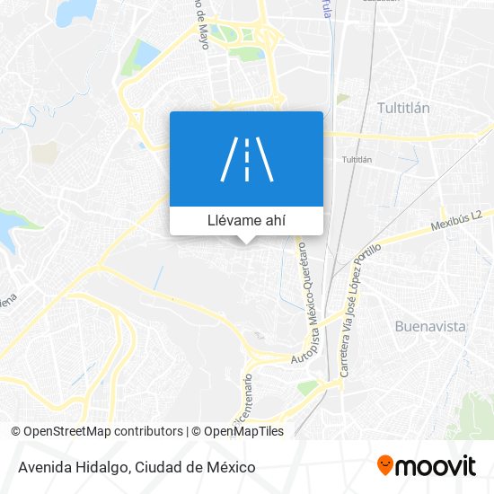 Mapa de Avenida Hidalgo