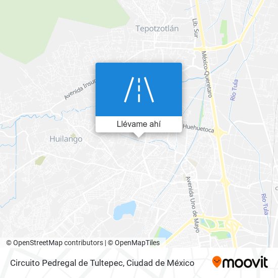 Mapa de Circuito Pedregal de Tultepec