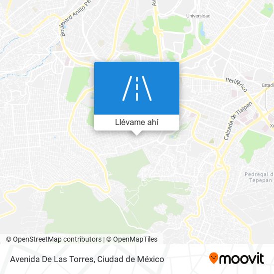 Mapa de Avenida De Las Torres