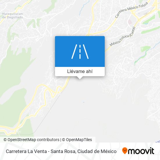 Mapa de Carretera La Venta - Santa Rosa