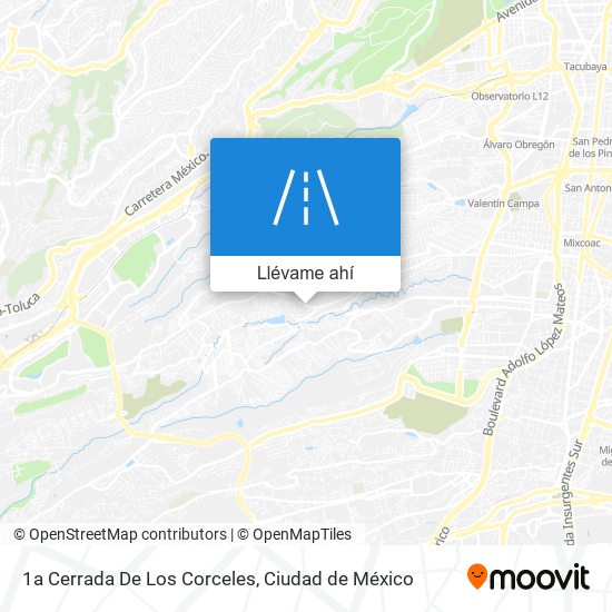 Mapa de 1a Cerrada De Los Corceles