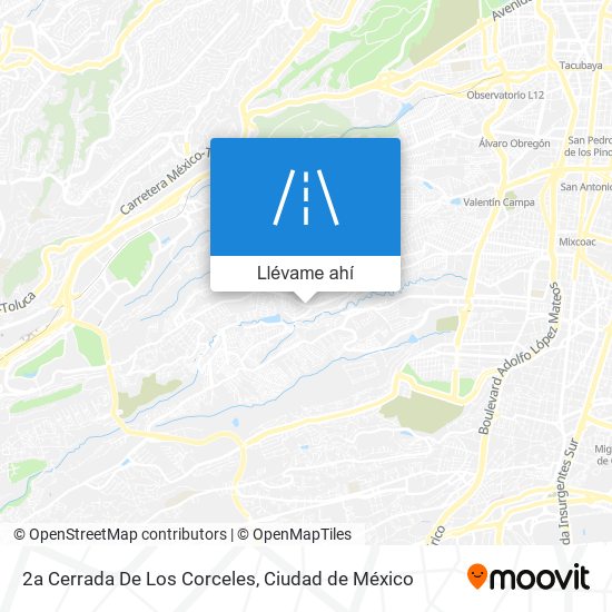Mapa de 2a Cerrada De Los Corceles