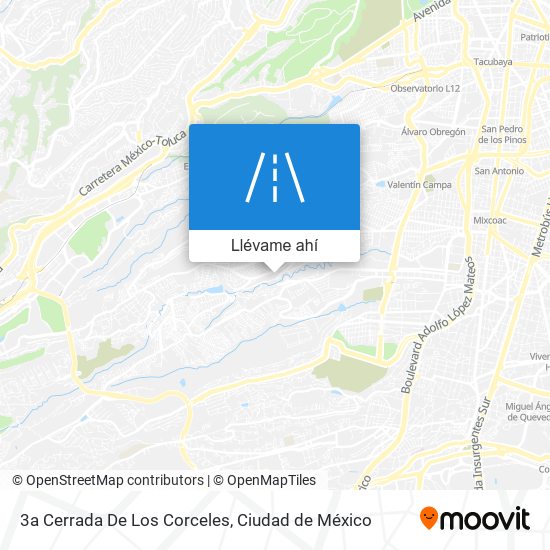 Mapa de 3a Cerrada De Los Corceles