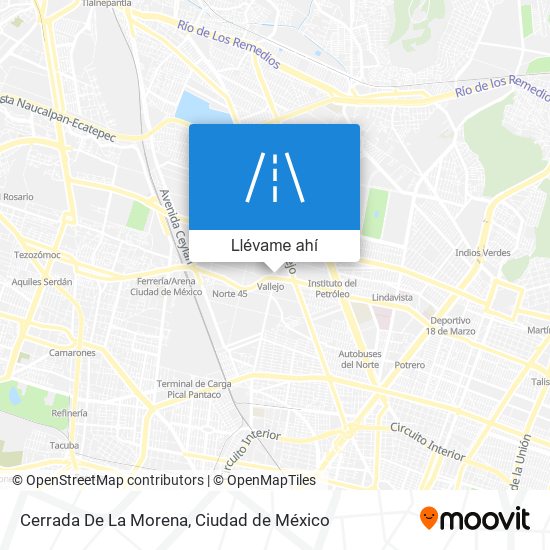 Mapa de Cerrada De La Morena