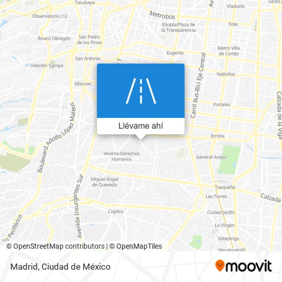 Mapa de Madrid