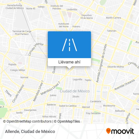 Mapa de Allende