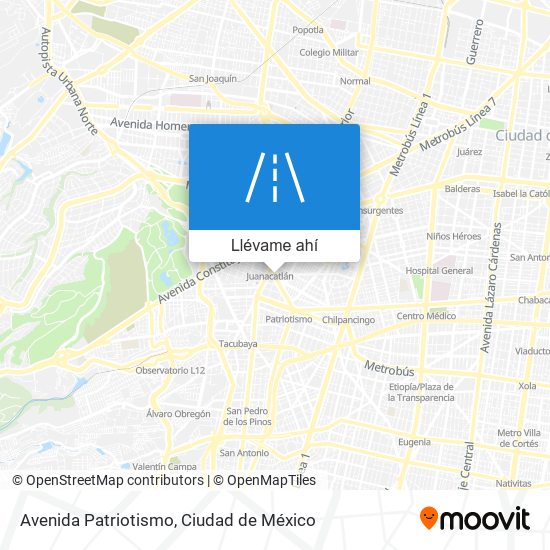 Mapa de Avenida Patriotismo