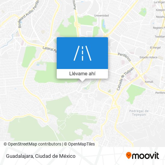 Mapa de Guadalajara