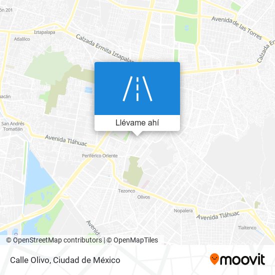 Mapa de Calle Olivo