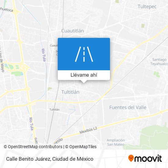 Mapa de Calle Benito Juárez