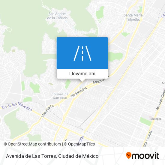 Mapa de Avenida de Las Torres