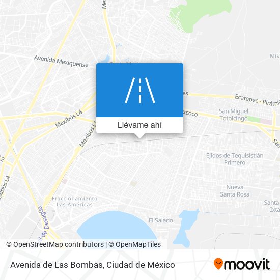 Mapa de Avenida de Las Bombas