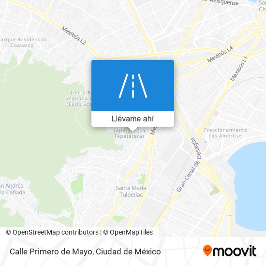 Mapa de Calle Primero de Mayo