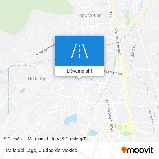 Mapa de Calle del Lago