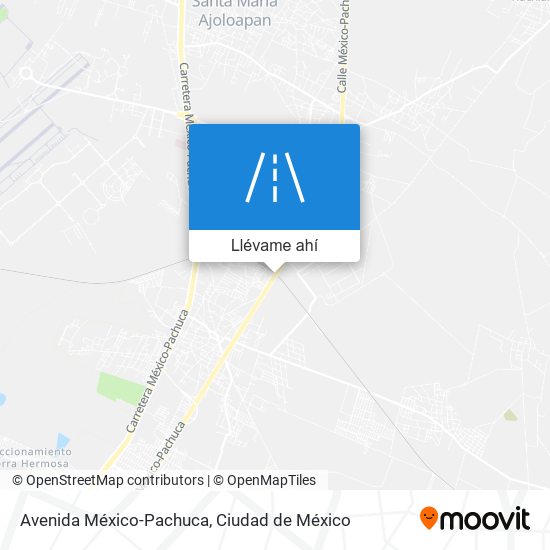 Mapa de Avenida México-Pachuca