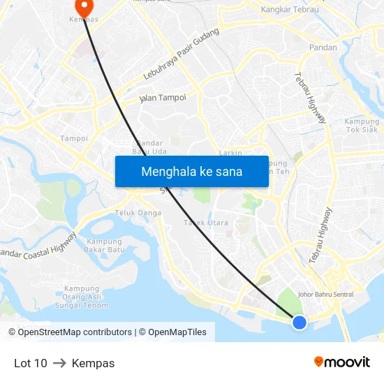 Lot 10 to Kempas map