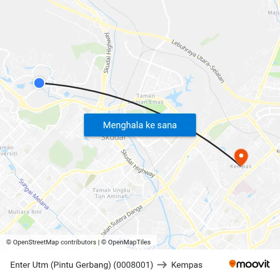 Enter Utm (Pintu Gerbang) (0008001) to Kempas map