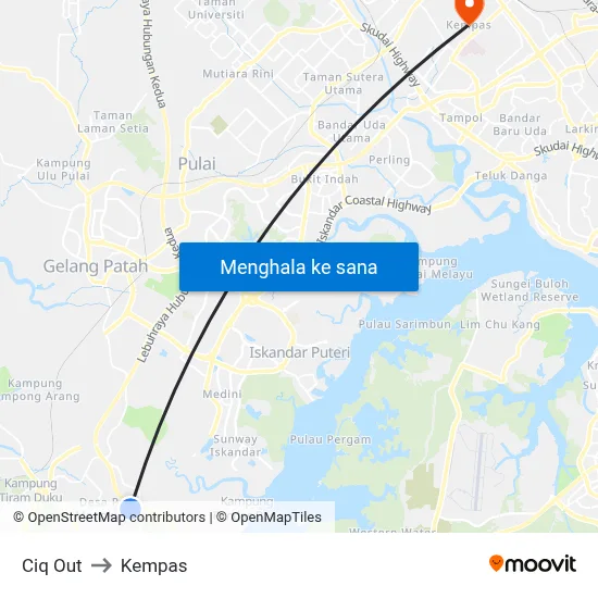 Ciq Out to Kempas map