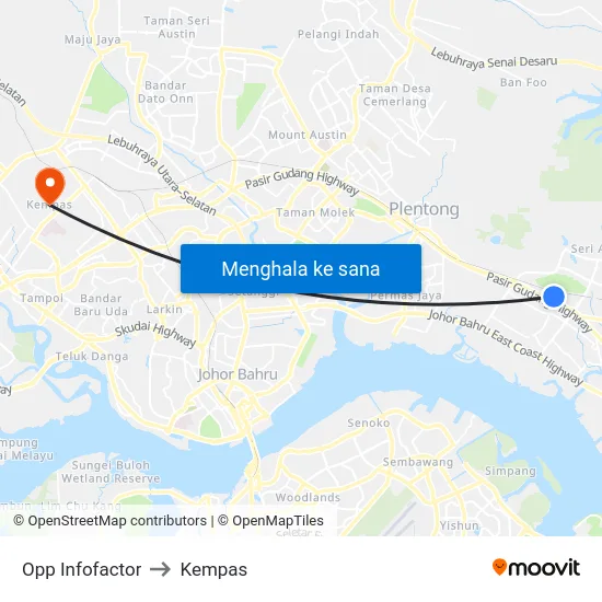 Opp Infofactor to Kempas map