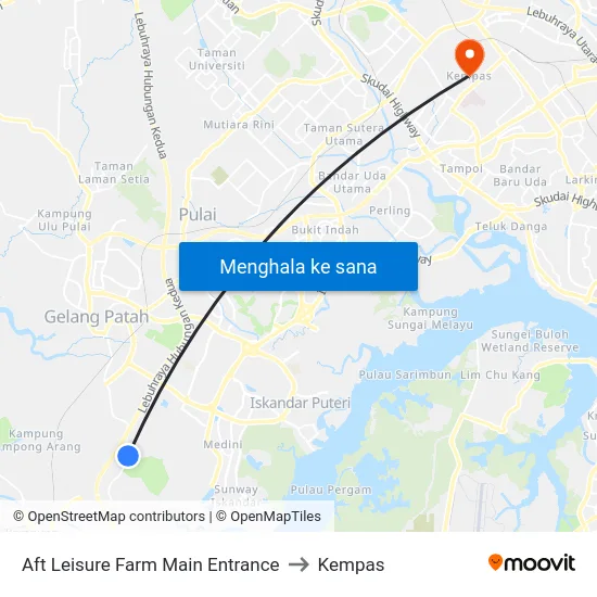 Aft Leisure Farm Main Entrance to Kempas map