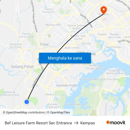 Bef Leisure Farm Resort Sec Entrance to Kempas map