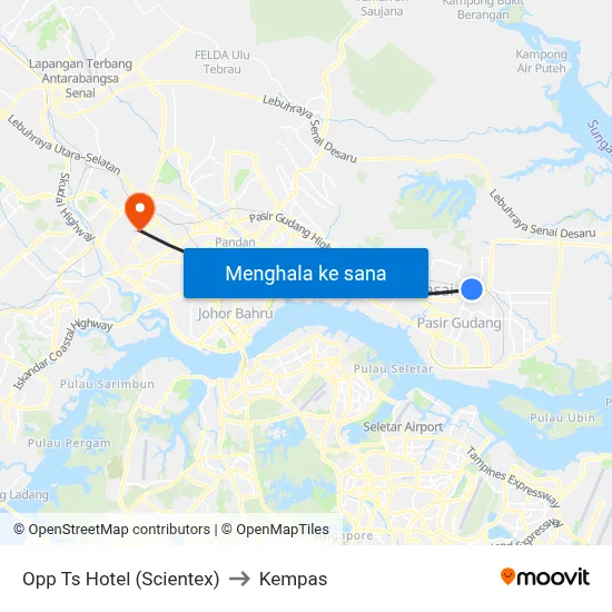 Opp Ts Hotel (Scientex) to Kempas map