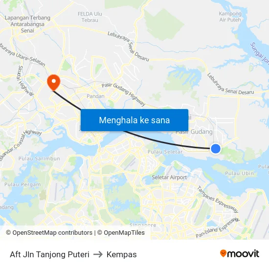 Aft Jln Tanjong Puteri to Kempas map