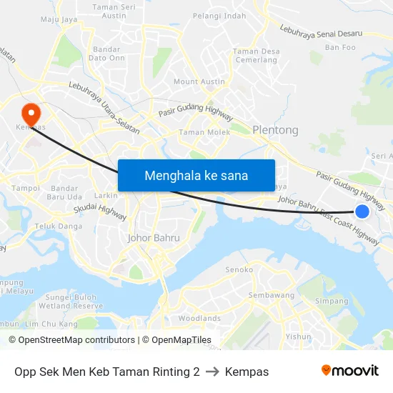 Opp Sek Men Keb Taman Rinting 2 to Kempas map