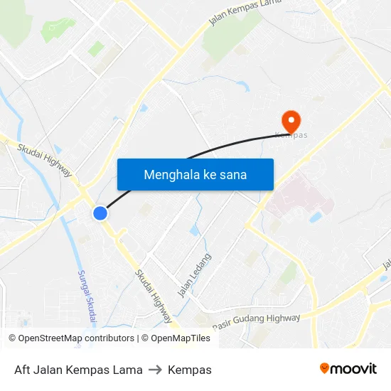 Aft Jalan Kempas Lama to Kempas map