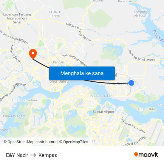 E&Y Nazir to Kempas map