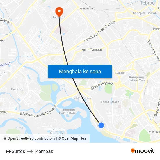 M-Suites to Kempas map