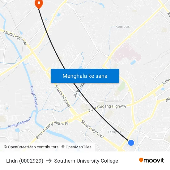 Lhdn (0002929) to Southern University College map