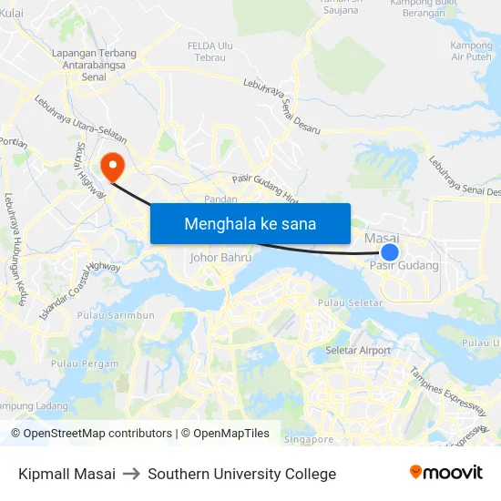 Kipmall Masai to Southern University College map
