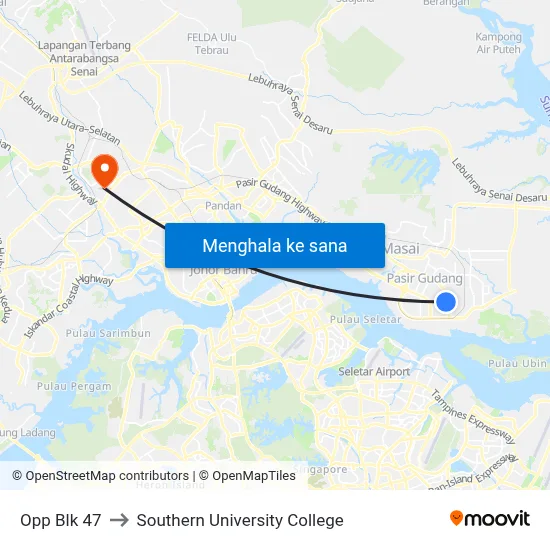 Opp Blk 47 to Southern University College map