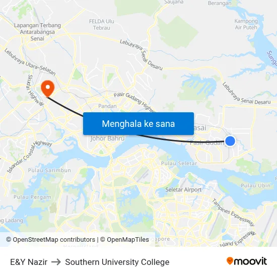 E&Y Nazir to Southern University College map