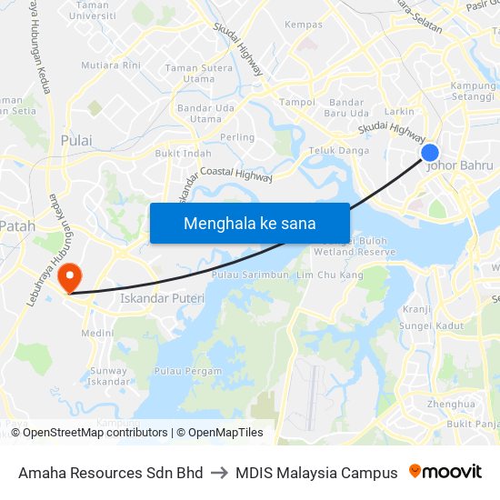 Jalan Tun Abdul Razak to MDIS Malaysia Campus map