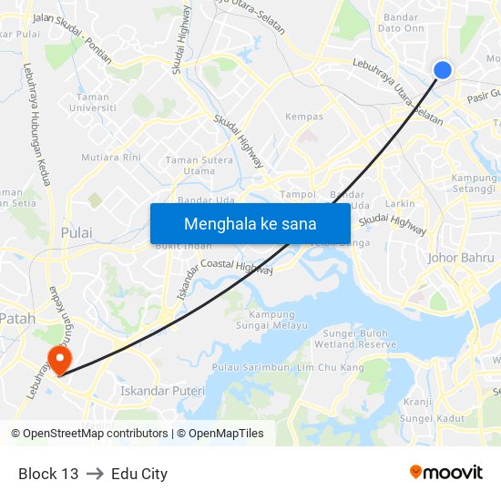 Block 13 to Edu City map