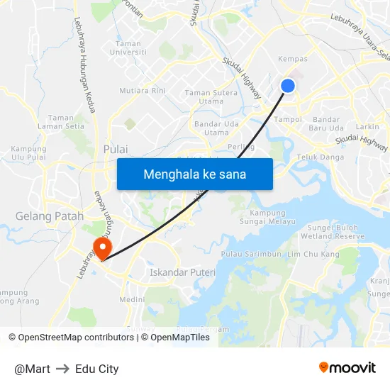 @Mart to Edu City map