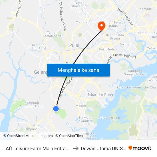 Aft Leisure Farm Main Entrance to Dewan Utama UNISEL map