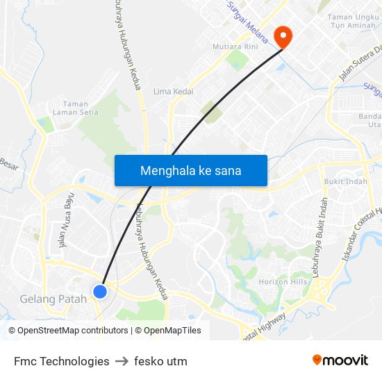 68 Avenue to fesko utm map