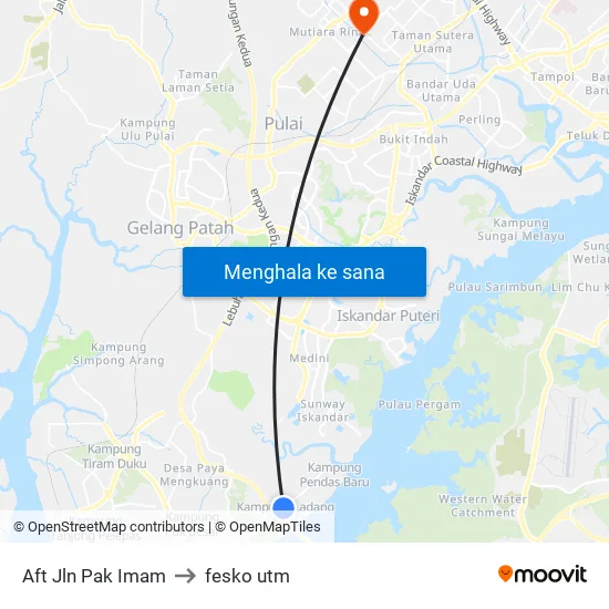 Aft Jln Pak Imam to fesko utm map