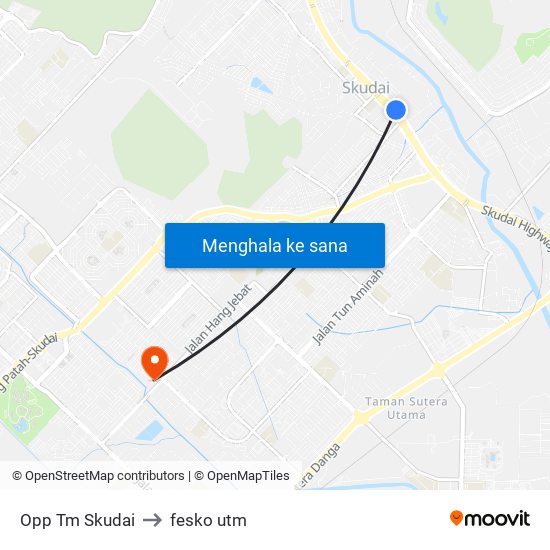 Opp Tm Skudai to fesko utm map