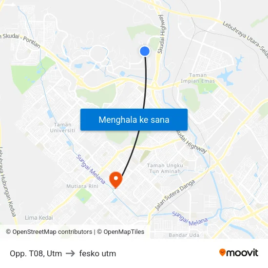 Opp. T08, Utm to fesko utm map