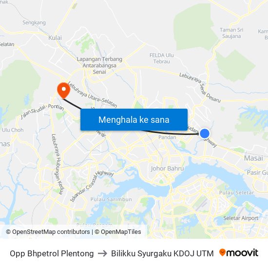 Opp Kia Motors to Bilikku Syurgaku KDOJ UTM map