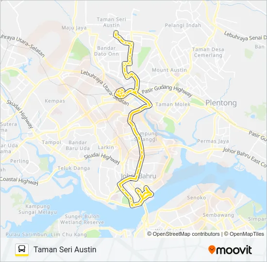T11 Bus Line Map