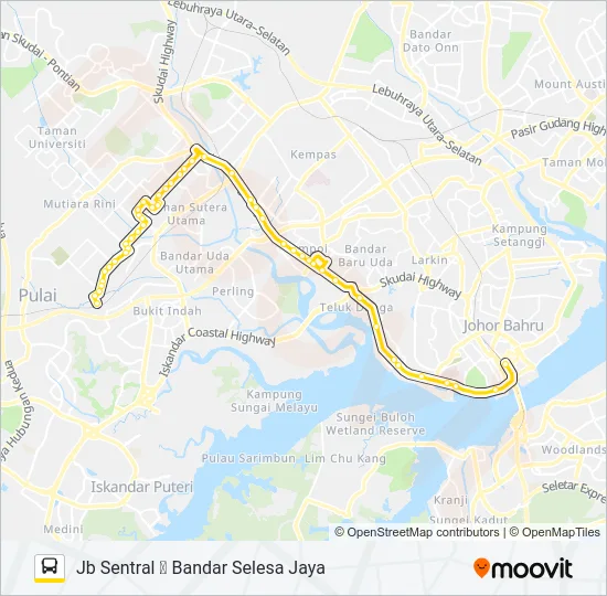 T32 Bus Line Map