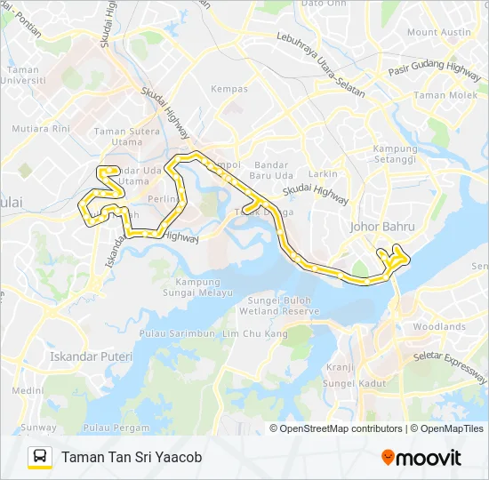 T33 Bus Line Map