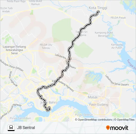 T10 Bus Line Map